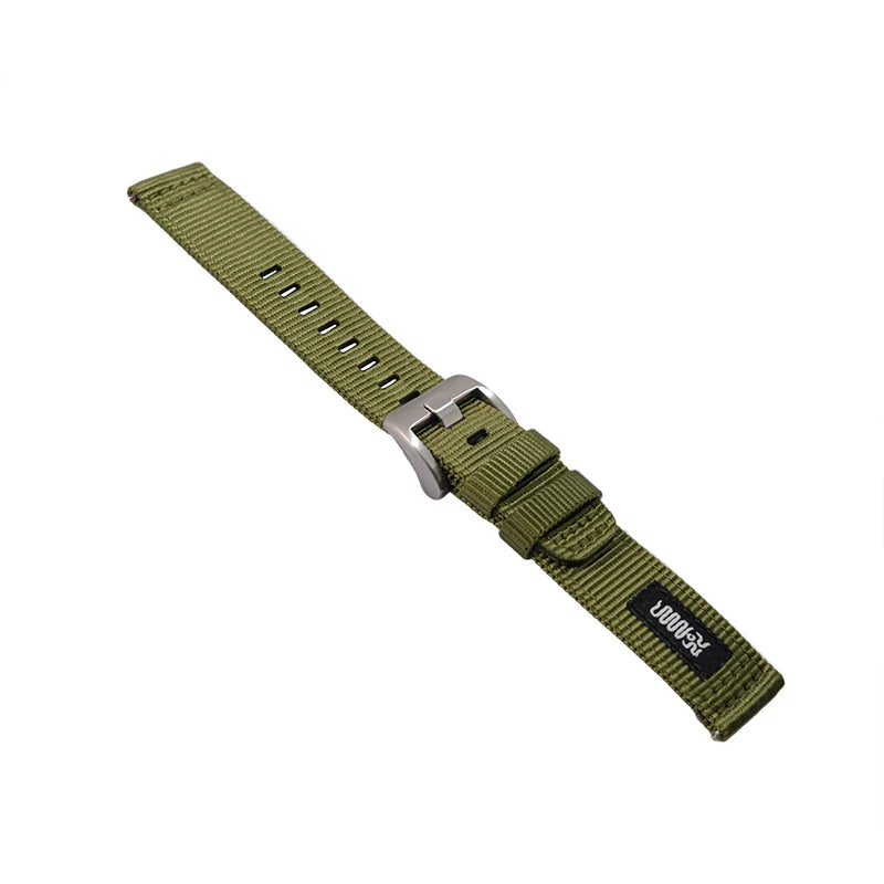Nylon Canvas Watch Strap for Men and Women, Woven Soft Belt, Universal Sport Wristband, Quick Release Wrist Strap, 20mm, 22mm, 24mm