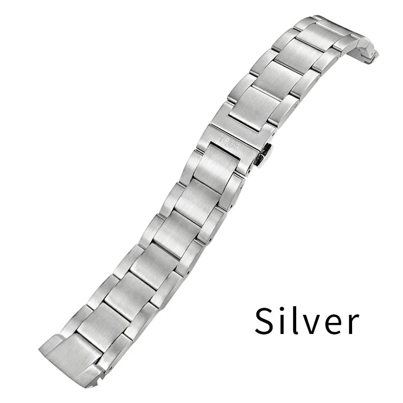 Bracelets de montre en métal pour hommes, 20mm, en acier inoxydable 316L, pour Tissot T 1853 PRS516 T044 T044.430 T044.417