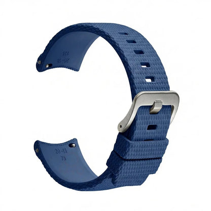 New Curved End Rubber Watch Bands 20mm, Military Watch Strap 21mm 22mm, FKM Watch Straps for Omega Swatch Men