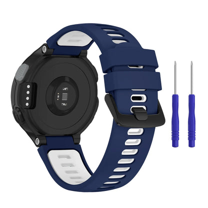 Bracelet en Silicone Double couleur pour Garmin Forerunner 235 220 620 630 735 735XT, Bracelet de Sport de remplacement