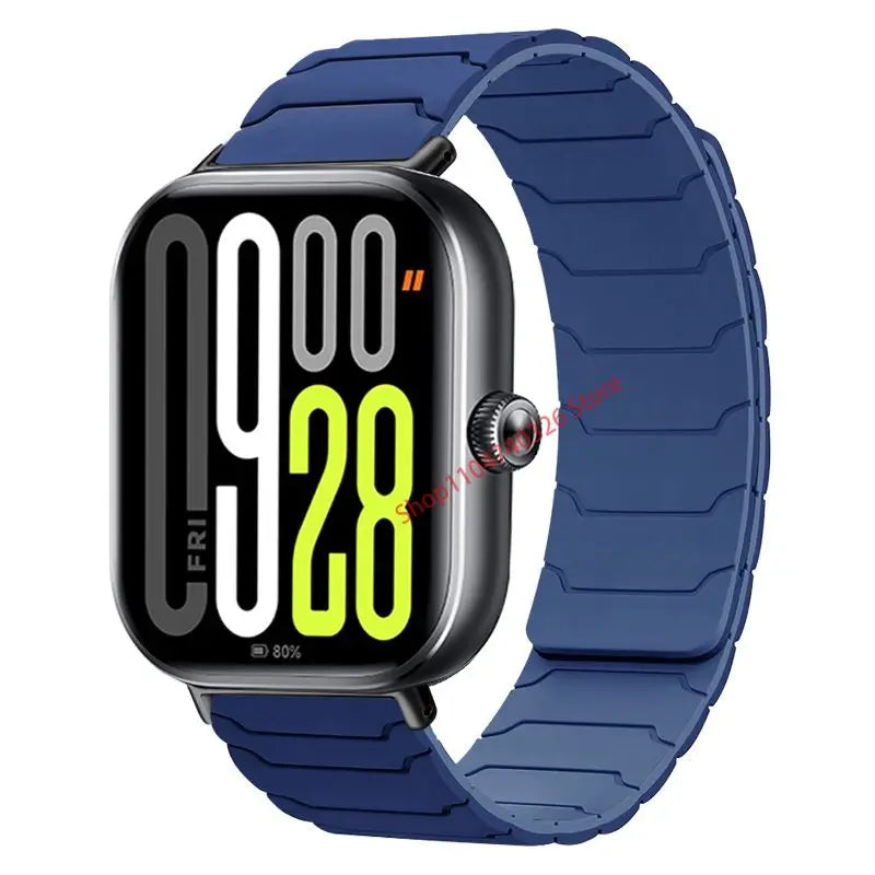 Flexible Silicone Magnetic Strap for HUAWEI Fit 4 Pro 4 3 2 1, Replacement Accessories