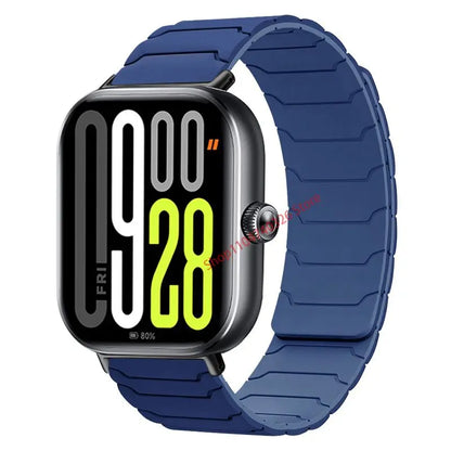 Flexible Silicone Magnetic Strap for HUAWEI Fit 4 Pro 4 3 2 1, Replacement Accessories