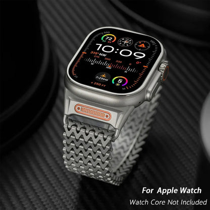 Luxury Milanese Magnetic Bracelet for Apple Watch Ultra 3 2 49mm 46mm 45mm 44mm, Stainless Steel Strap for iWatch 11 10 9 8 7 SE 6 5