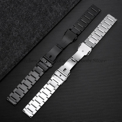 Solid 316L stainless steel watch bracelet, 18mm 20mm 22mm 24mm, for Seiko, Rolex, and Omega, luxury folding clasp bracelets