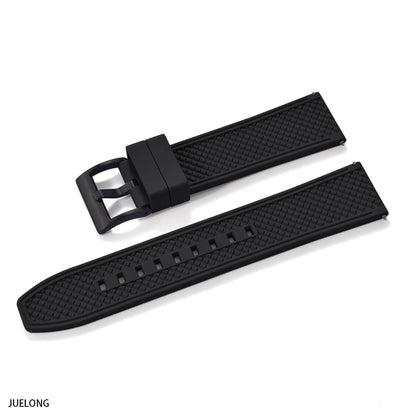 2025 NewFKM Bracelet de montre en caoutchouc 18 mm/20 mm/22 mm/24 mm |   Sangle de plongée à dégagement rapide, étanche, Anti-allergie, pour Seiko/Citizen/Garmin