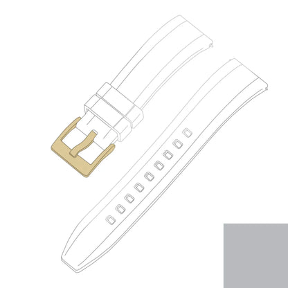 Premium quality vulcanized FKM rubber watch straps, 18mm, 19mm, 20mm, 21mm, 22mm, 23mm, 24mm quick-release watch straps
