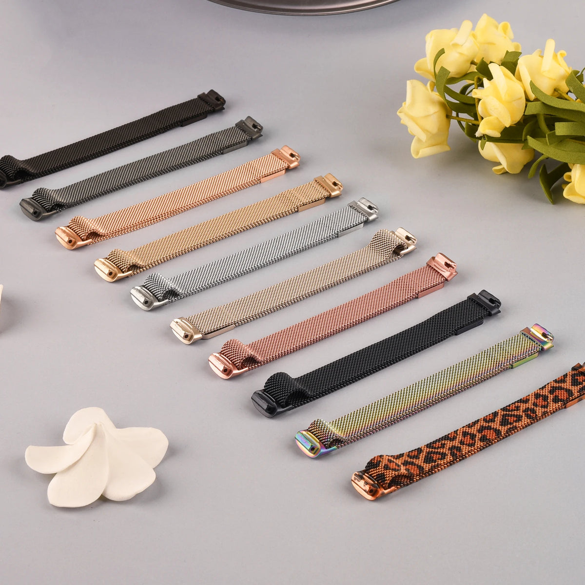 Bracelet à boucle magnétique en métal pour Fitbit Inspire 3, Bracelet de montre en acier inoxydable pour Fitbit Inspire 3