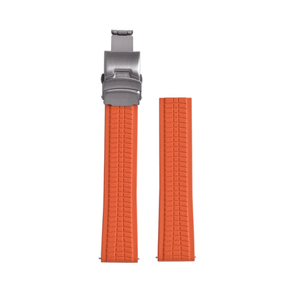 Bracelet de montre CTSFKM de haute qualité, 18mm 20mm 22mm, bandes en caoutchouc, boucle papillon à dégagement rapide, coupe sur la taille pour montre Patek Philippe