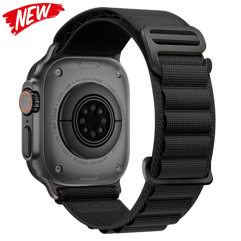 Cinturino per Apple Watch, bracciale alpino per cinturino Apple Watch Ultra 2 3, cinturino 45mm 49mm 42mm 46mm 44mm 41mm 40mm, cinturino Iwatch serie 11 9 8 7 SE 10