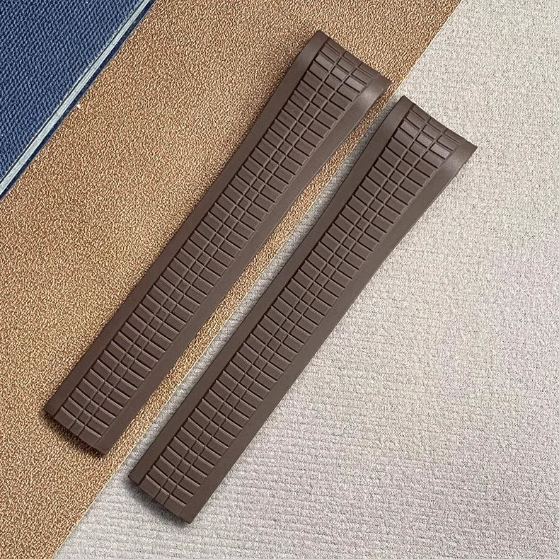 Nouveau Compatible avec Pate Philippe véritable Aquanaut Nautilus 5164/5167/5168/5968 hommes montre bracelet en caoutchouc fluoré Wacth bandes 2025