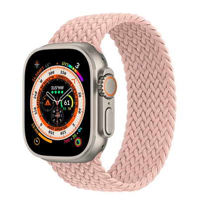 Bracelet tressé Solo Loop pour Apple Watch, 46mm 44mm 40mm 45mm 41mm 42mm, Correa, iWatch Series 11 10 9 SE 8 7 6 5 4 3
