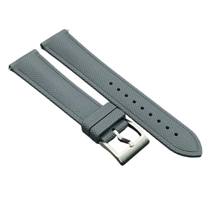 OZE - Bracelet de montre en caoutchouc Premium - Motif Tissu - Rapide / Universel