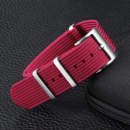 Cinturino per orologio in Nylon di alta qualità 20mm 22mm per orologio militare casual, fibbia nera, ricambio per cinturino sportivo militare, marrone, verde
