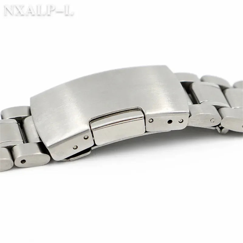 Bracelet de montre Arc en acier inoxydable pour Bracelet Omega Seamaster pour Seiko SKX007/009 Bracelet universel en métal massif 14/16/18/20/22/24mm
