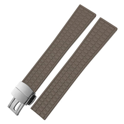 Cinturino per orologio in gomma fluorurata FKM morbida di alta qualità, 19 mm, cinturino di ricambio per Patek Philippe Aquanaut Luce 5067 5068 5072 PP, orologio da donna