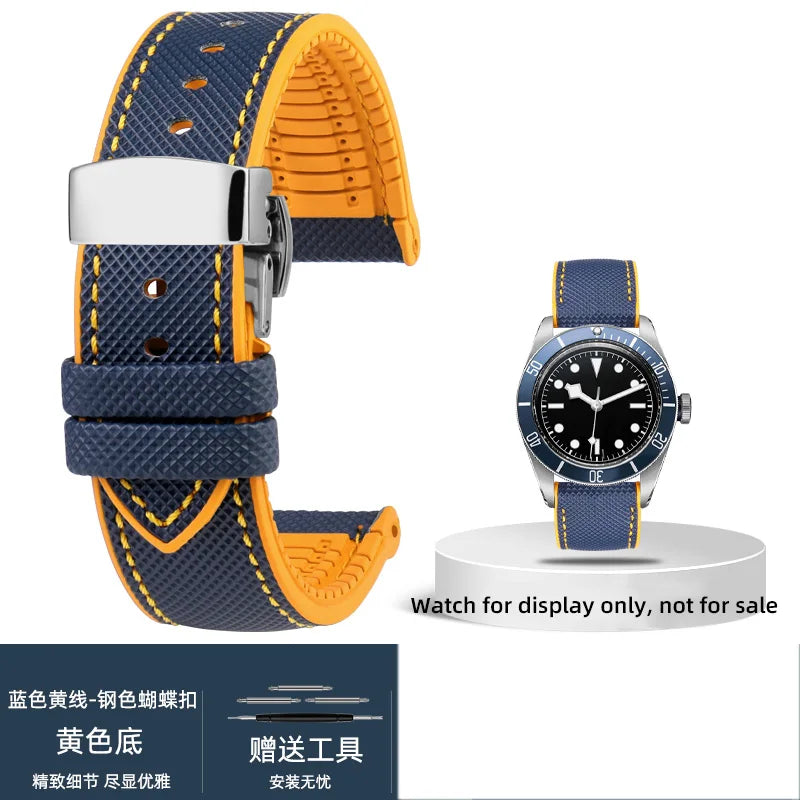 Per Casio Swordfish MDV-106 Marlin MDV106 Cinturino MDV107 MTPVD01 Cinturino in gomma Ghost Water 5374 Cinturino 22mm Cinturino sportivo