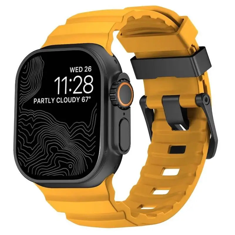Cinturino in morbido silicone per Apple Watch Ultra 2 10 9 8 7 6 SE 5 4 per iWatch 38 40 41mm 42mm 44mm 45mm 46mm 49mm