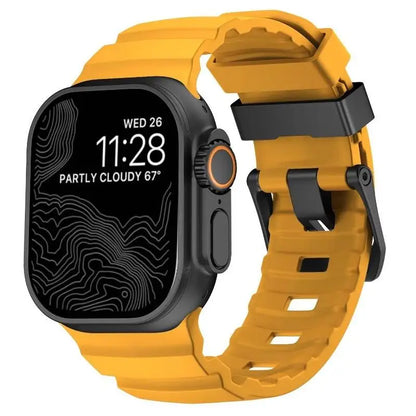 Cinturino in morbido silicone per Apple Watch Ultra 2 10 9 8 7 6 SE 5 4 per iWatch 38 40 41mm 42mm 44mm 45mm 46mm 49mm