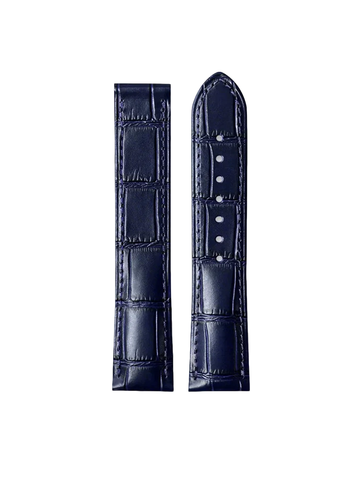 Cinturino per orologio in pelle da uomo compatibile con Omega 18/19/20/21 mm, cinturino di ricambio stile vintage racing per cronografo Moonwatch