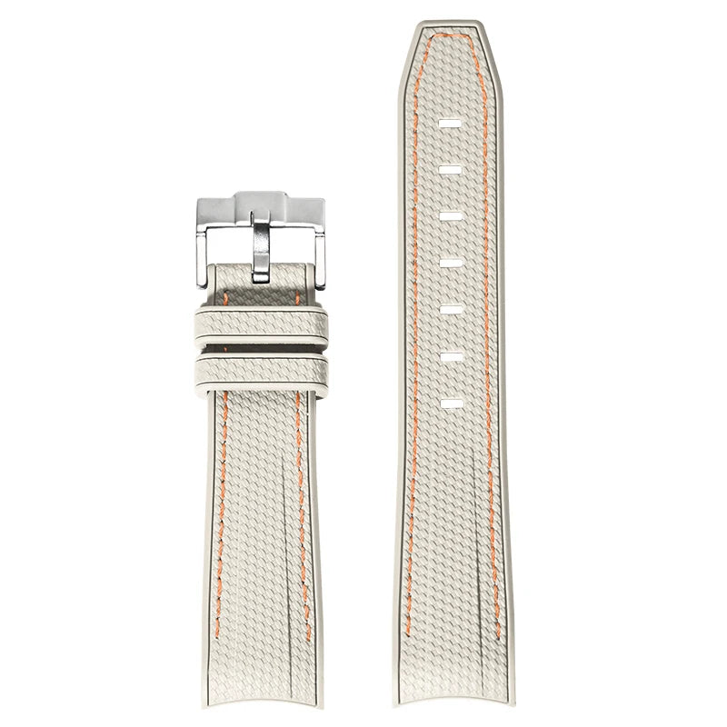 Bracelet de montre pour Omega X Swatch Joint MoonSwatch, pour Seamaster 300 hommes femmes 20mm caoutchouc Silicone extrémité incurvée