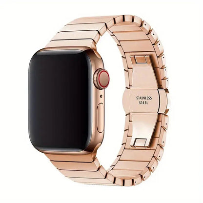 Bracelet en acier inoxydable pour Apple watch, 40 46 42 44 45 49mm, pour iWatch série 11/10/9/8/7/6/5/4 SE 3 Ultra