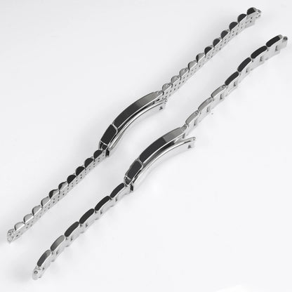 Bracelet de montre en acier inoxydable argenté mat poli de 19mm, pour SEIKO SNXS80 SNXS79 SNXS79K SNXS77K SNXS75 SNXS73, Bracelet de poignet en métal