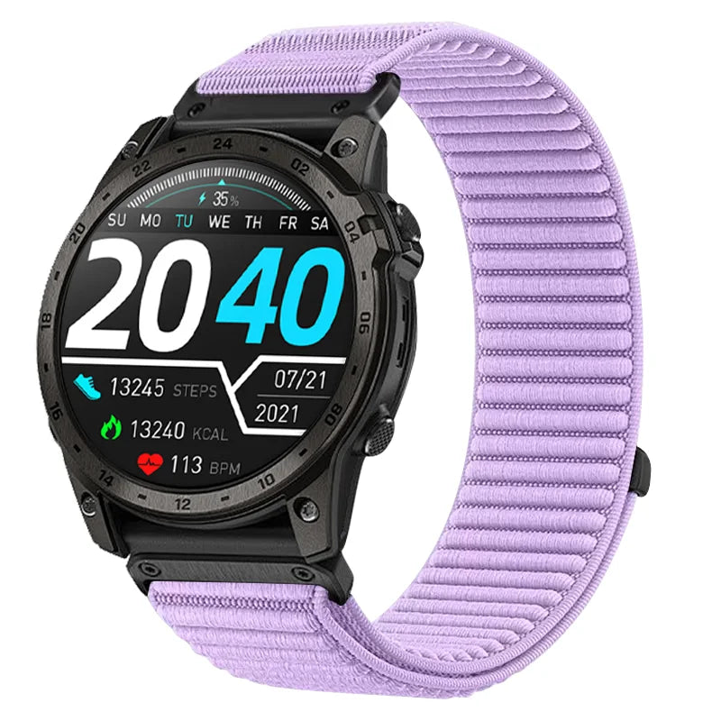 Quickfit 26mm 22mm 20mm Bracelet en Nylon pour Garmin Fenix 8/Quatix 8 bande Forerunner 970 965/Garmin Instinct 3 Bracelet sport Correa
