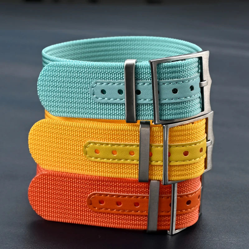 Bracelet de Sport universel en tissu Nylon, 20/22mm, étanche, militaire, pour Seiko Omega, accessoires de Bracelet de montre de l'armée, sans rayures
