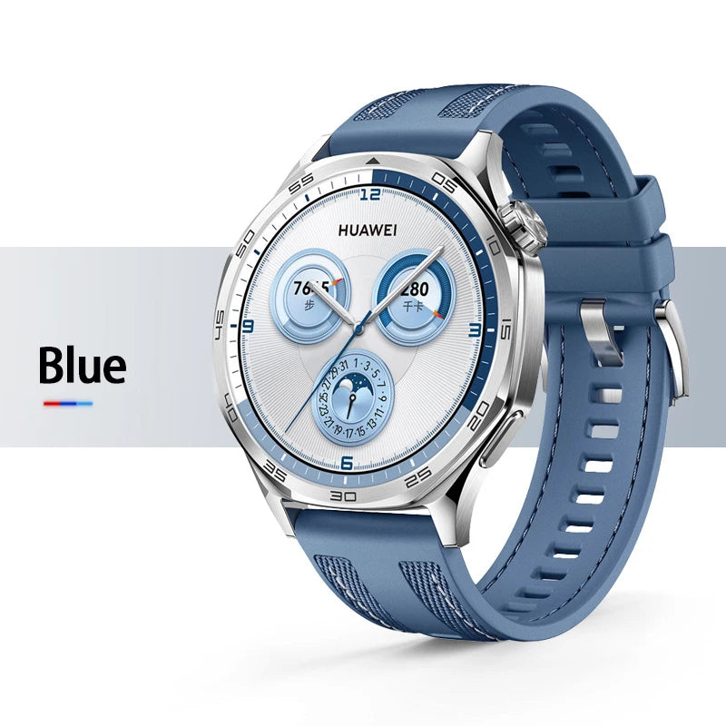 Bracelet en Nylon officiel de 22mm pour montre HUAWEI GT 6 5 4 46mm/montre 4 5 6 Pro/GT 6 5 3 2 Pro, Bracelet en Silicone Composite de 46mm
