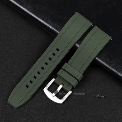 Cinturino per orologio in silicone di alta qualità, cinturino in gomma a sgancio rapido 20mm 22mm, bracciale di ricambio, accessori per donne e uomini