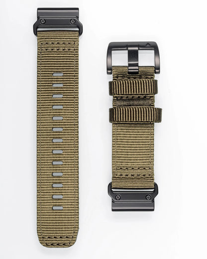 HEMSUT Watch Band for Garmin Tactix Nylon Quickfit 20 22 26mm Sport Strap Compatible Fenix8 7 6 EPIX /MK3 /Tactix