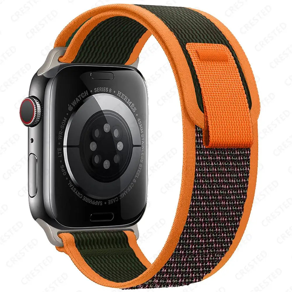 适用于 Apple Watch Ultra 3 2 的 Trail 回环式表带，49mm 46mm 44mm 45mm 40mm 41mm 42mm，兼容 iWatch 系列 11 10 SE 9 8 7 的表带 Correa