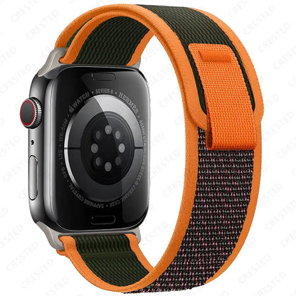 适用于 Apple Watch Ultra 3 2 的 Trail 回环式表带，49mm 46mm 44mm 45mm 40mm 41mm 42mm，兼容 iWatch 系列 11 10 SE 9 8 7 的表带 Correa