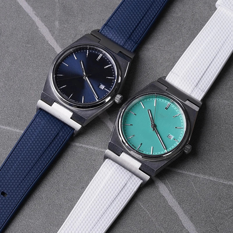 Bracelet en caoutchouc de silicone pour homme, adaptateur en acier à dégagement rapide, bracelet de montre, ceinture, Tissot Store, série X, T137.407, T137.410 Super First, 12mm