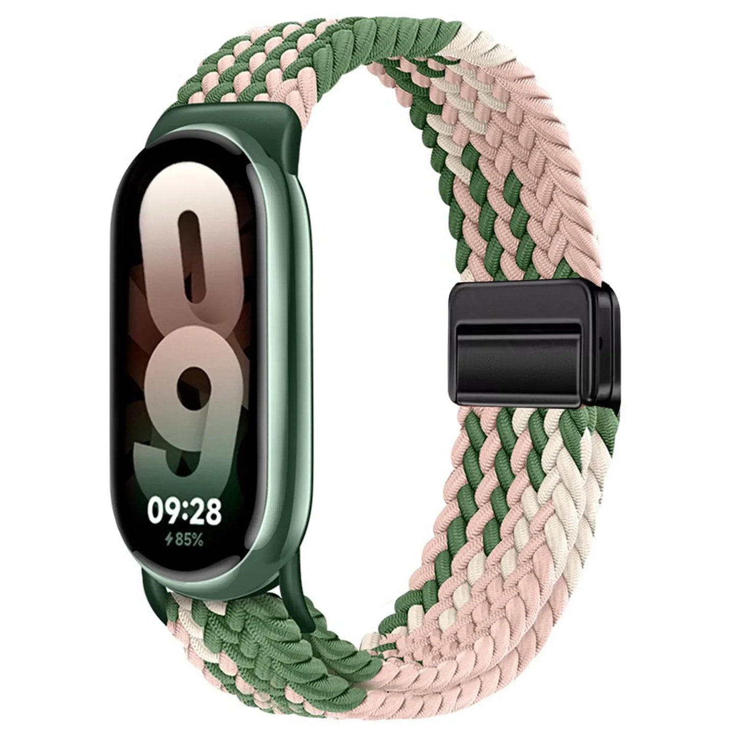 Bracelet magnétique pour Xiaomi Mi Band 10 9 8 Accessoires Bracelet en boucle tressée respirant Pulseira Correas Xiaomi Smart band 10 9 8
