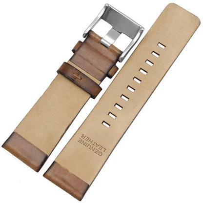 Bracelet en cuir authentique de haute qualité pour Diesel DZ 1399 DZ4280 DZ4290, accessoire de bracelet de montre Diesel 22mm 24mm 28mm