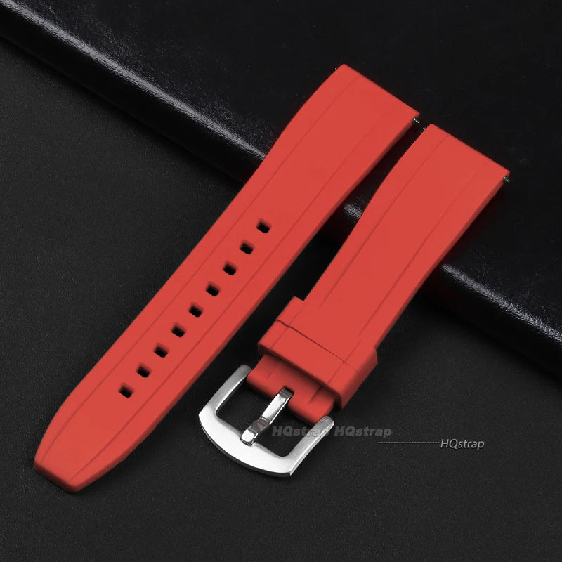 Cinturino per orologio in silicone di alta qualità, cinturino in gomma a sgancio rapido 20mm 22mm, bracciale di ricambio, accessori per donne e uomini