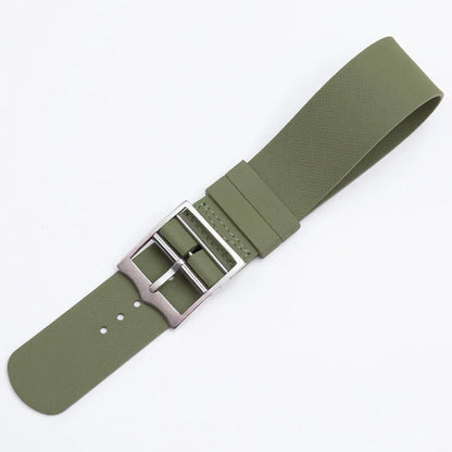 New Long FKM Fluororubber Watch Strap, 20/21/22mm, Military Band for Tudor BlackBay Omega Seamaster IWC Longines Rolex