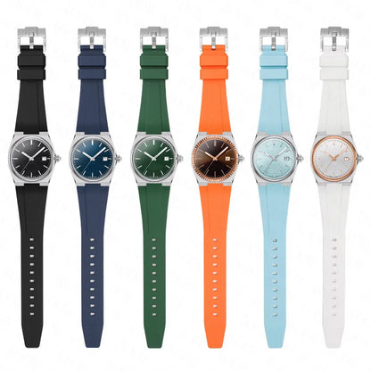 Bracelet en Silicone pour Tissot PRX, série 35MM/40MM, pour hommes et femmes, décontracté, mode, bracelet en caoutchouc de remplacement + outils à dégagement rapide