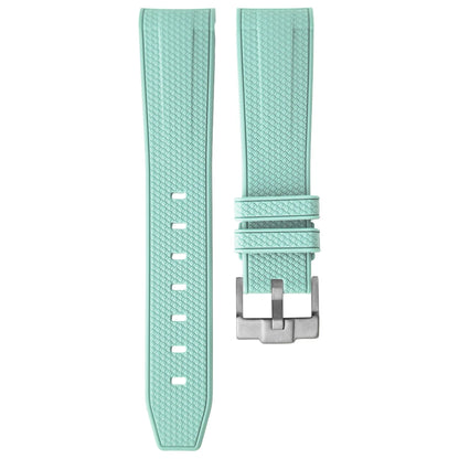 20mm Rubber Watch Strap for Tissot IWC Seiko 5 Hamilton Certina Oris Khaki Blue Brown Curved End 19mm Silicone Dive Watch Band