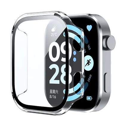 Xiaomi Redmi Watch 6用ケース＋ガラス、スクリーンプロテクター、強化ガラス製バンパー保護カバー、保護ケース、アクセサリー
