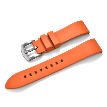 Quick Release Classic Fluoro Rubber Watch Straps, 18-19-20-21-22-23-24mm, FKM FPM, For Any Brand, Diving Watch Bands