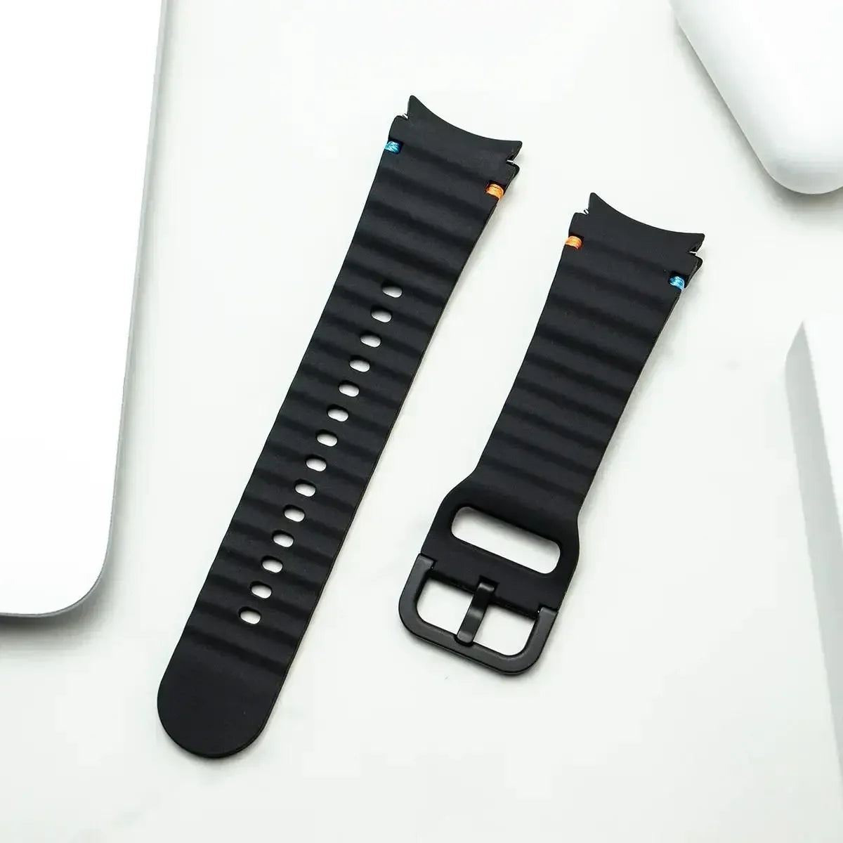 Original Silicone Strap for Samsung Galaxy Watch 7 44mm 40mm FE, Galaxy Watch 4 6 Classic 5 Pro, Band 43mm 47mm 45mm