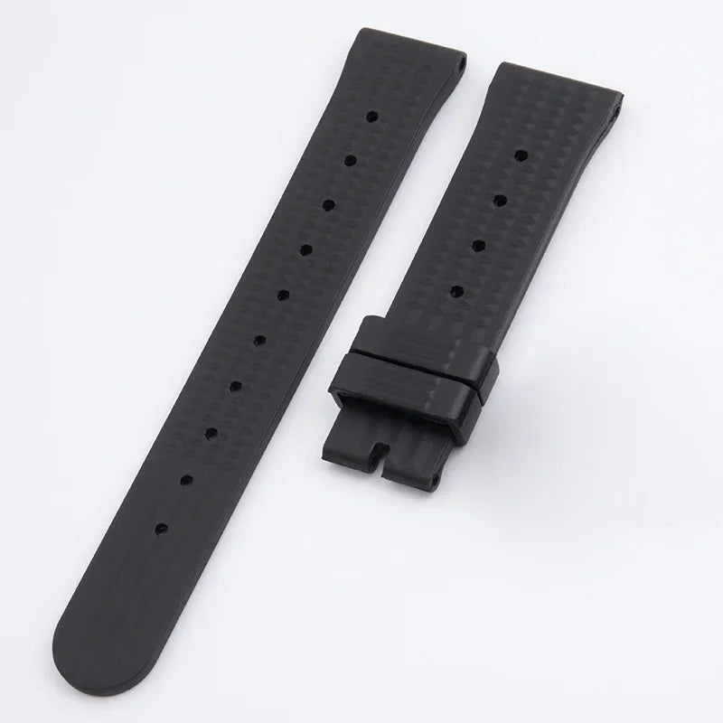 Bracelet de montre universel en caoutchouc souple, accessoires universels pour Seiko, bracelet de plongée intelligent, 20mm, 22m