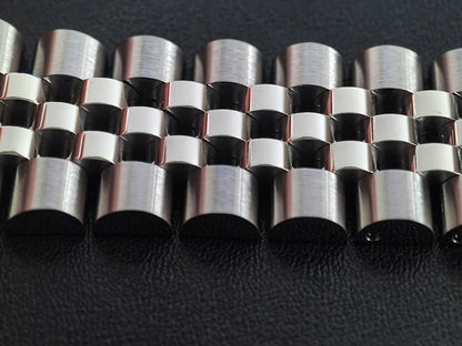 Bracelet de montre en acier inoxydable Angus-J Louis 20 mm compatible avec les modèles Seiko Sumo SBDC001 SBDC031 SBDC033 SBDC081