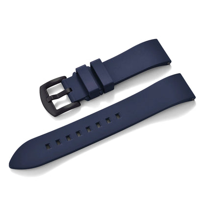 Quick Release Classic Fluoro Rubber Watch Straps, 18-19-20-21-22-23-24mm, FKM FPM, For Any Brand, Diving Watch Bands