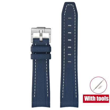Bracelet de plongée Joint MoonSwatch 20mm pour Omega X Swatch hommes femmes Arc extrémité incurvée Bracelet en caoutchouc TPU pour outils de Bracelet de montre Rolex