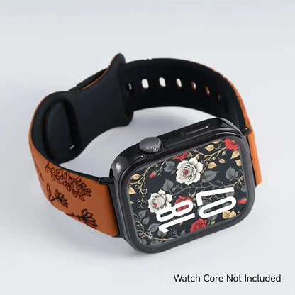 Bracelet + case for Huawei Watch Fit 4 / 4 Pro, TPU protective case, floral sport strap for Huawei Fit 4 4pro 3