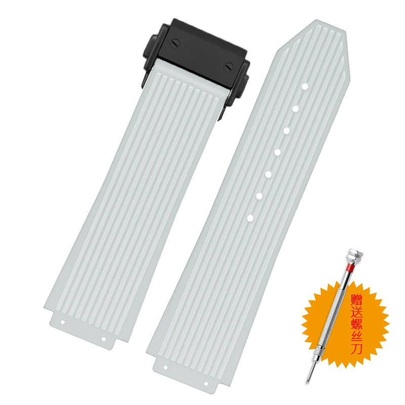 Cinturino per orologio da uomo in nylon e silicone, 20 mm, 22 mm, 24 mm, impermeabile e traspirante, in gomma, accessori