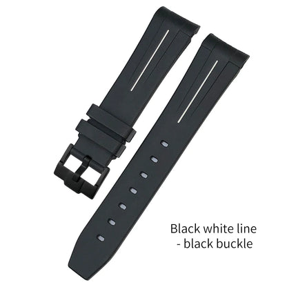 Bracelet de montre pour Rolex Submariner en caoutchouc - Premium